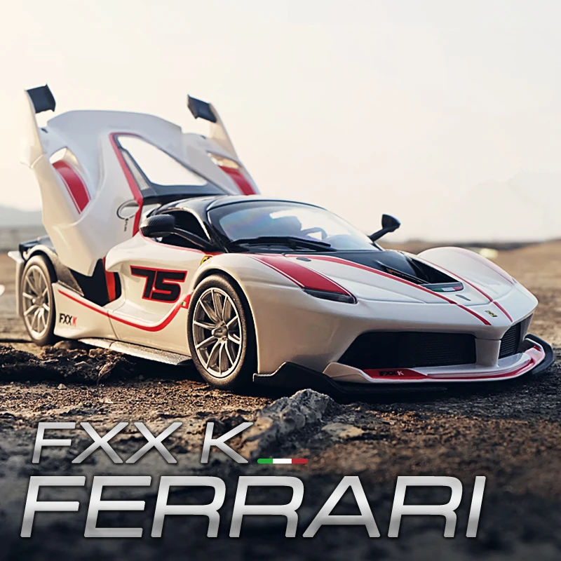 

Модель автомобиля Bburago из сплава FERRARI FXX K 1:24, коллекционная игрушка в подарок