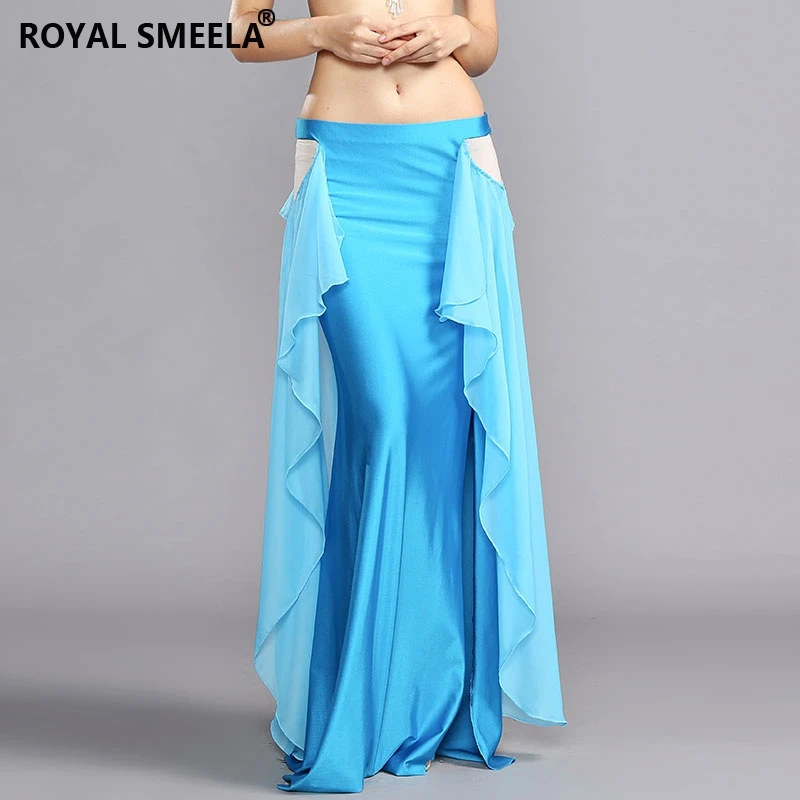 ROYAL SMEELA Sexy Hollow Belly Dance Skirt Long For Women Belly Dancing Outfit professional belly dance Costume bellydance skirt