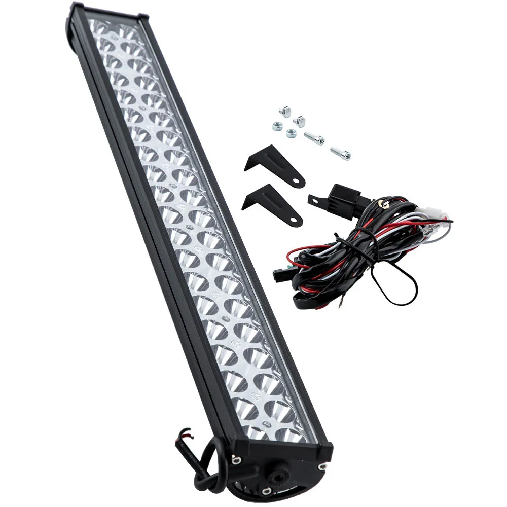 120W 22 Inch Bumper LED light Bar for Offroad Boat Truck 30V Spot Flood Beam