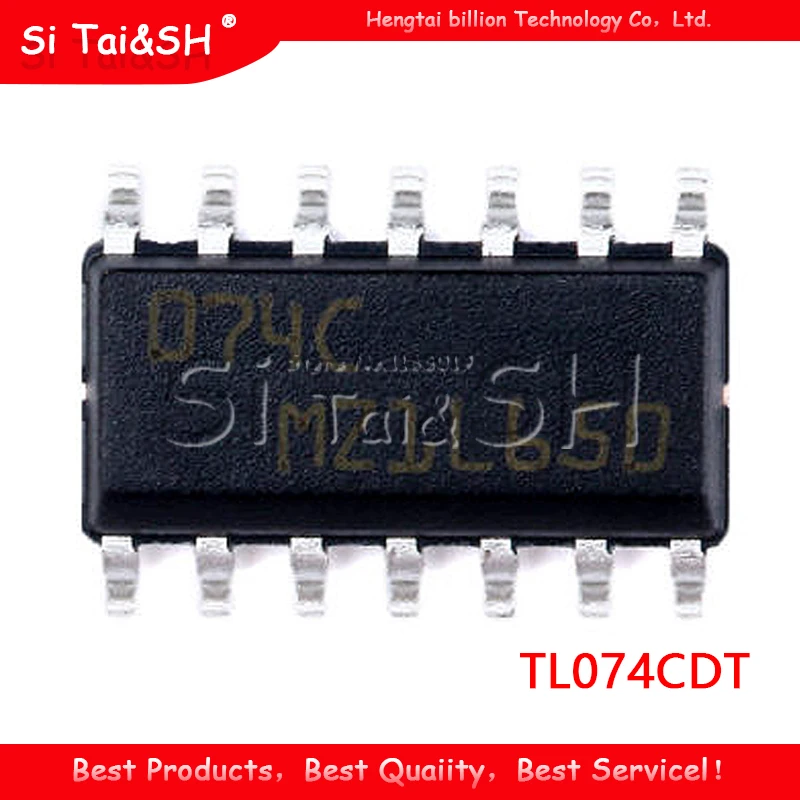 10PCS TL074CDT SOP8 TL074 SOP TL074C SMD 074C TL074CDR SOP-8 new and original IC