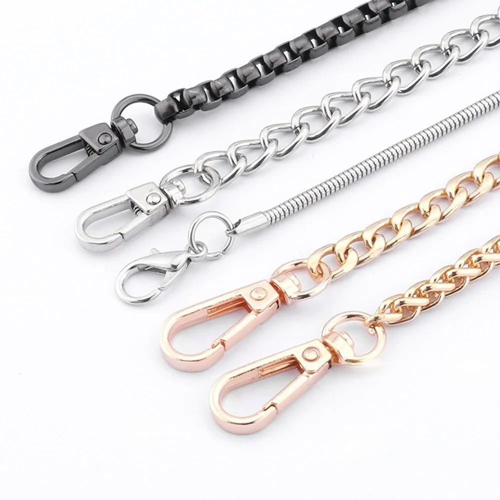 Bag Chain Single Buy Chain Accessories Single Shoulder Strap Bag Chain Messenger Belt Replacement Female Metal Bag Strap Gold