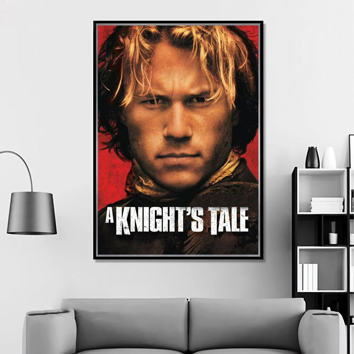 A Knight's Tale (2001) Poster British-American medieval adventure comedy film Decor Heath Ledger Mark Addy Rufus Sewell Art Gift