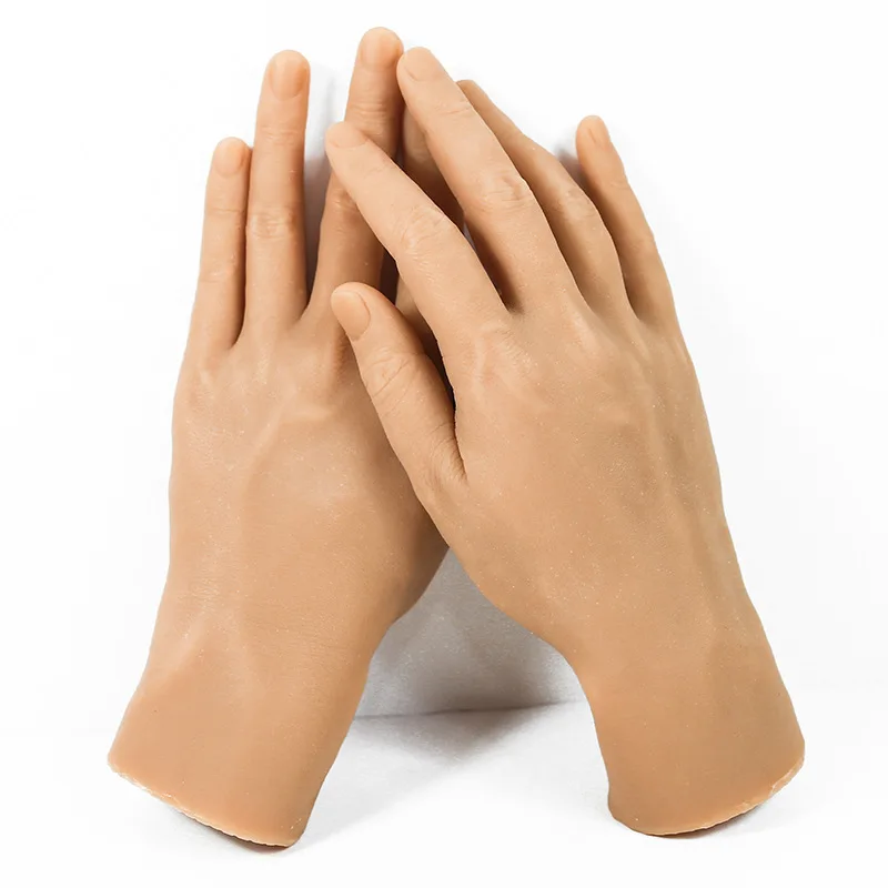 Sexy Silicone Hand Mannequin Hand Model Men Flexible On Sale Teaching Of Medical Painting