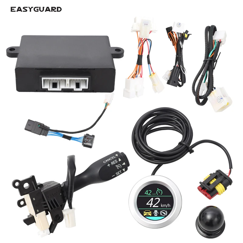 EASYGUARD Cruise Control System Kit For Toyota Corolla Camry Yaris Highlander 2006-2019 with switch handle joystick