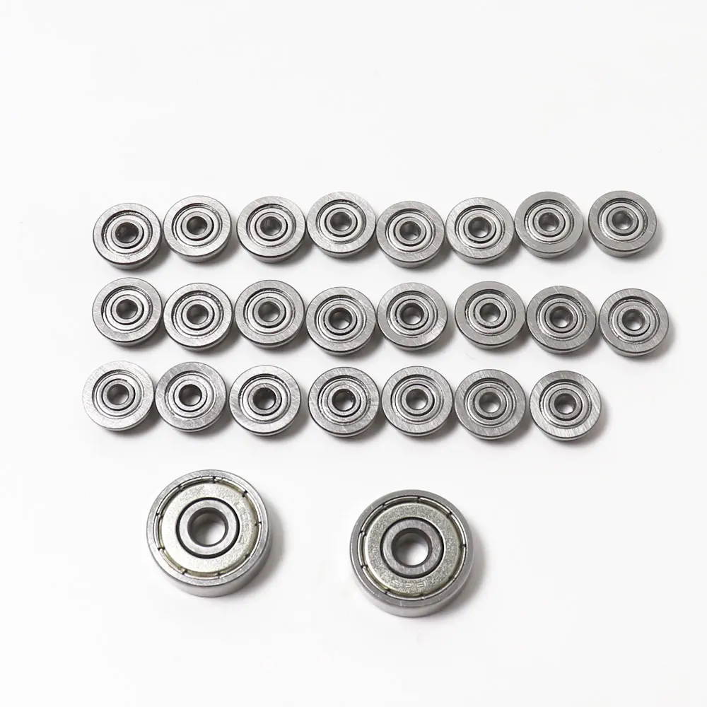 BLV MGN cube 3D F623ZZ Flange Bushing Ball Bearing 3x10x4mm ball bearing 635zz 3D Printers Deep Groove Flanged Pulley Wheel