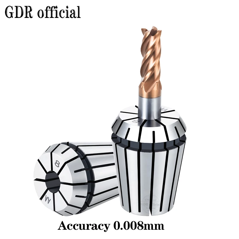 ER11 ER16 ER20 ER25 ER32 ER spring collet chuck Accuracy 0.008mm for  tool holder Engraving machine spindle motor