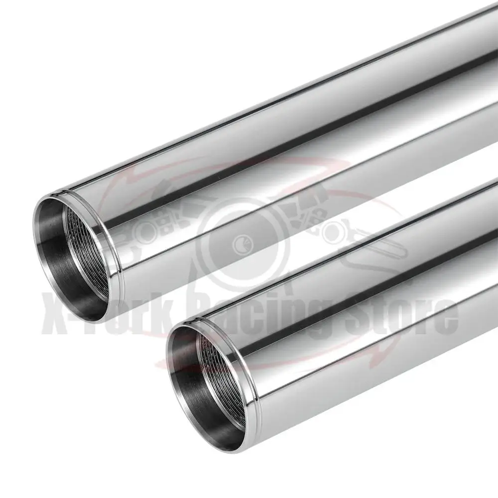 Gabel Inneren Rohre Rohre Bars Silber Paar Für Honda CBR500R 2016-2018 2017 Motorrad Zubehör Heißer Verkauf 41X64 5mm 25,39 zoll