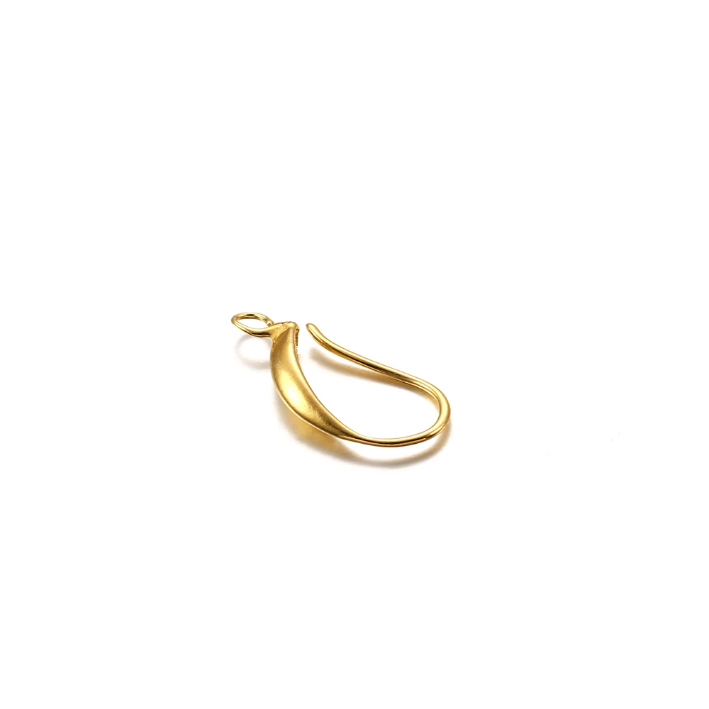 12pcs 17x8mm Copper Rose Gold French Earring Hooks Ear Clasps Settings Ear Wires For DIY Jewelry Making Findings Accessories
