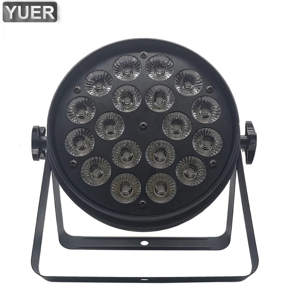 

Aluminum Alloy LED Flat Par 18x10W/15W/18W Lighting DJ Party DMX 512 Light Sound Disco Wash Strobe Lighting Stage Bar Lights