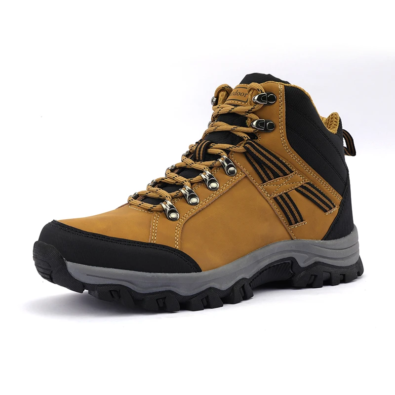 Bottes de randonnée imperméables pour hommes automne hiver, chaussures de randonnée légères et respirantes, chaussures de Trekking en plein air, chaussures de chasse