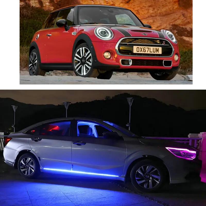 

Remote Car Door Decorative Mood Lighting For mini Coupe R60 R57 R58 R61 R59 paceman roadster