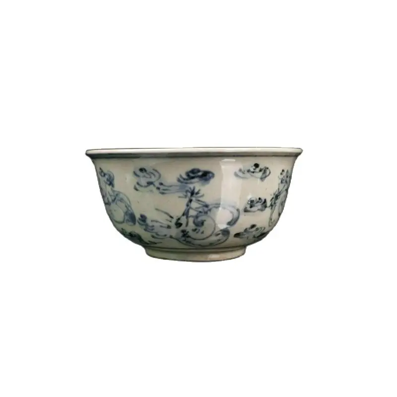 

Chinese Old Porcelain Blue And White Longevity Pattern Bowl