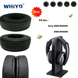 Replacement Ear Pads for Sony MDR-DS6500 MDR-RF860R Headset Parts Leather Cushion Velvet Earmuff Headset Sleeve Cover