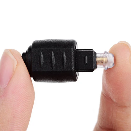 Imagen 2 del producto Promoción-Mini adaptador de Audio óptico, conector hembra de 3,5 MM a enchufe macho Toslink Digital para amplificador