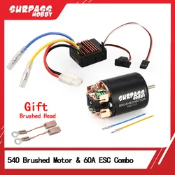 1:10 RC Parts 540 13T 17T 21T 27T 35T 45T 55T 80T Brushless Motor With WP-1060-RTR 60A Waterproof ESC for RC Car Rock Crawler