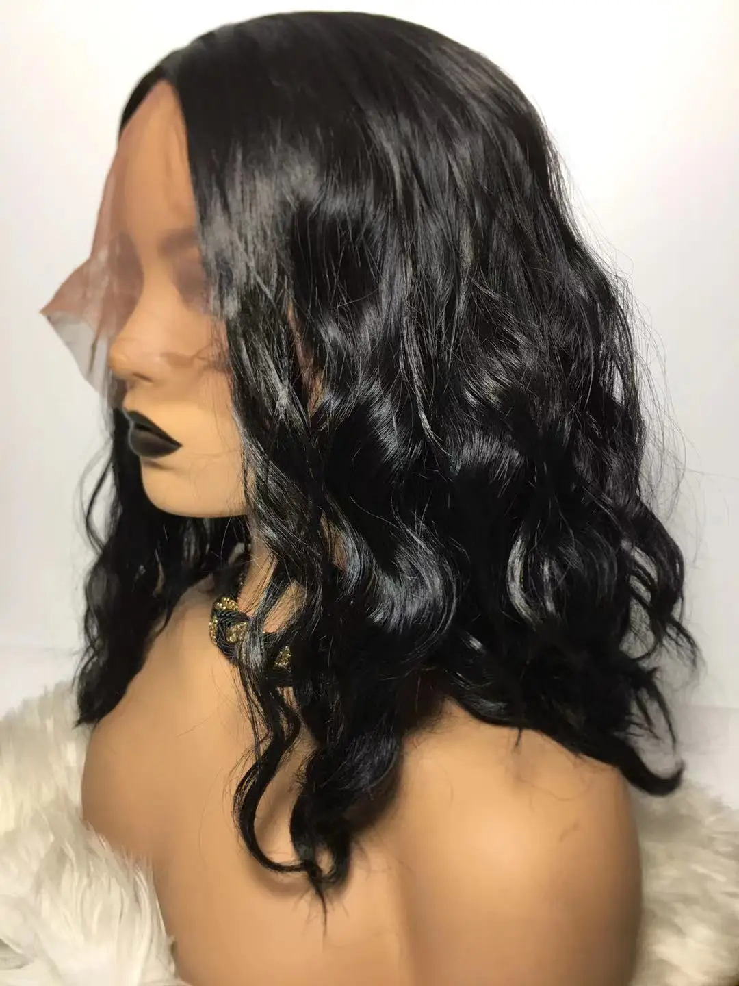 Synthetic 13x1 frontal synthetic wig 12inches