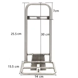 2 types Titanium alloy Front Rack for Brompton Bicycle & Super Lightweight about 241g for Brompton bike accessories