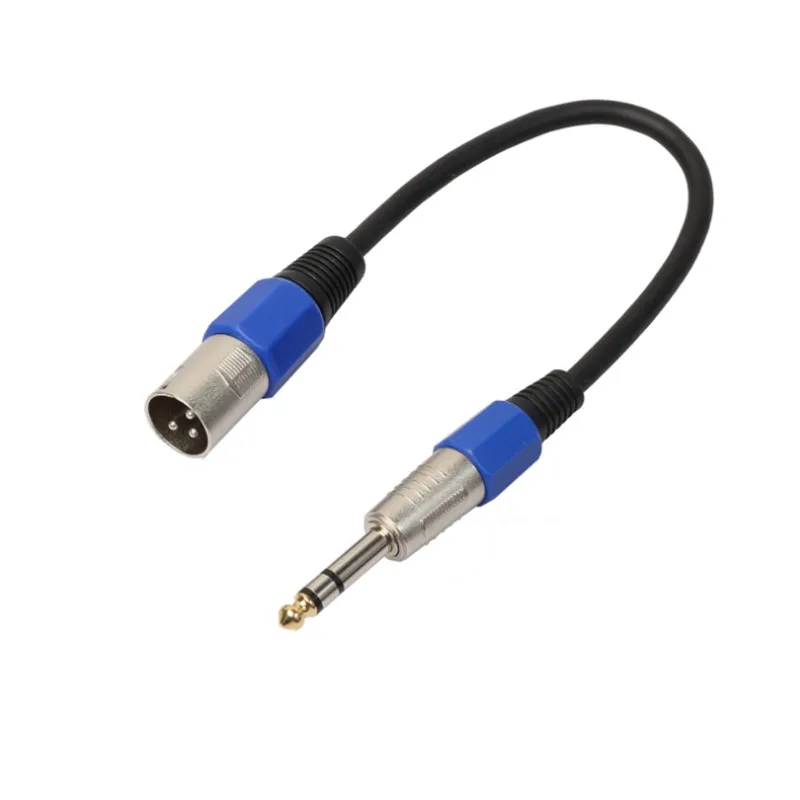 Кабель 0,3 м XLR/Jack, 6,35 мм, для микрофона, гитары, микшера, динамика