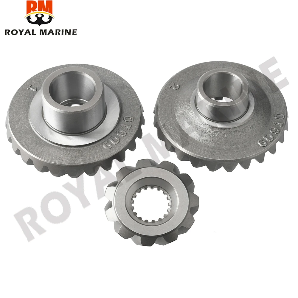 6D9 Gear Kit 6D9-45560, 6D9-45551, 6D9-45571 Voor Yamaha Buitenboordmotor Onderdelen 4 Takt F50 F60 F90HP 25T/25T/11T