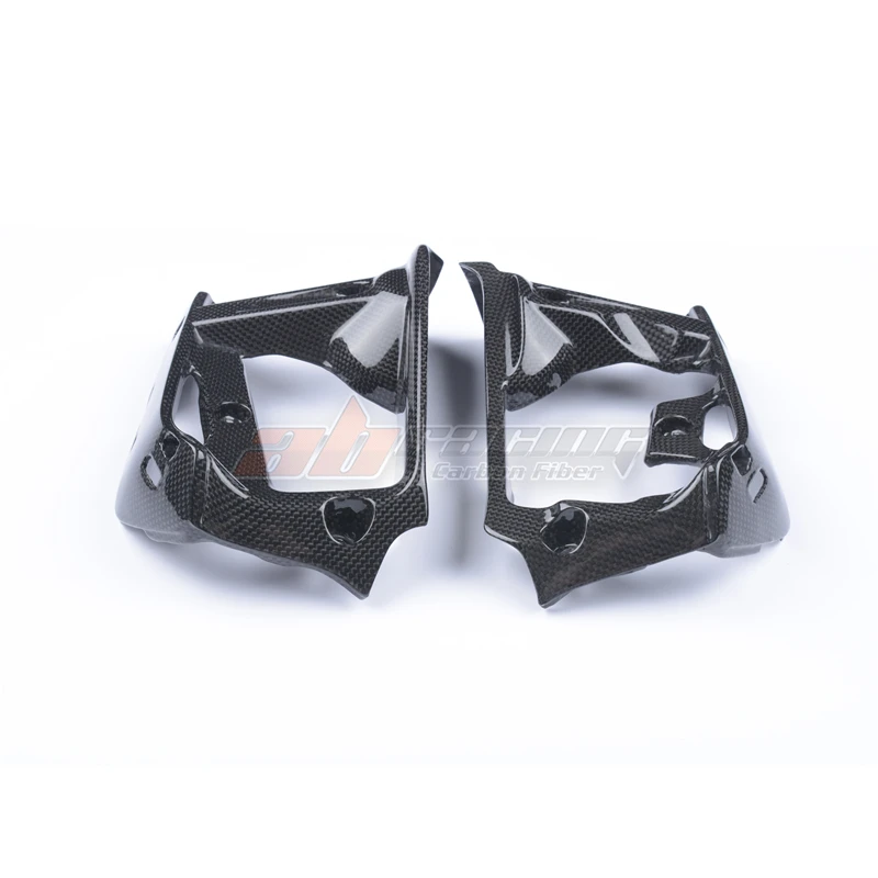 Motorcycle Black Side Covers Cowl Farings For Ducati Monster 821 1200 2014-2020 Full Carbon Fiber 100%