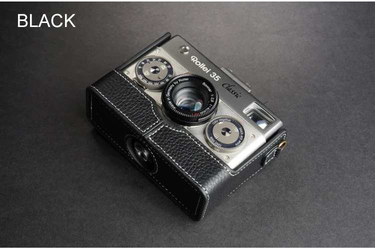 Design for Rollei 35 Classic 35Royal camera Handmade Genuine Leather Camera case Half Cover