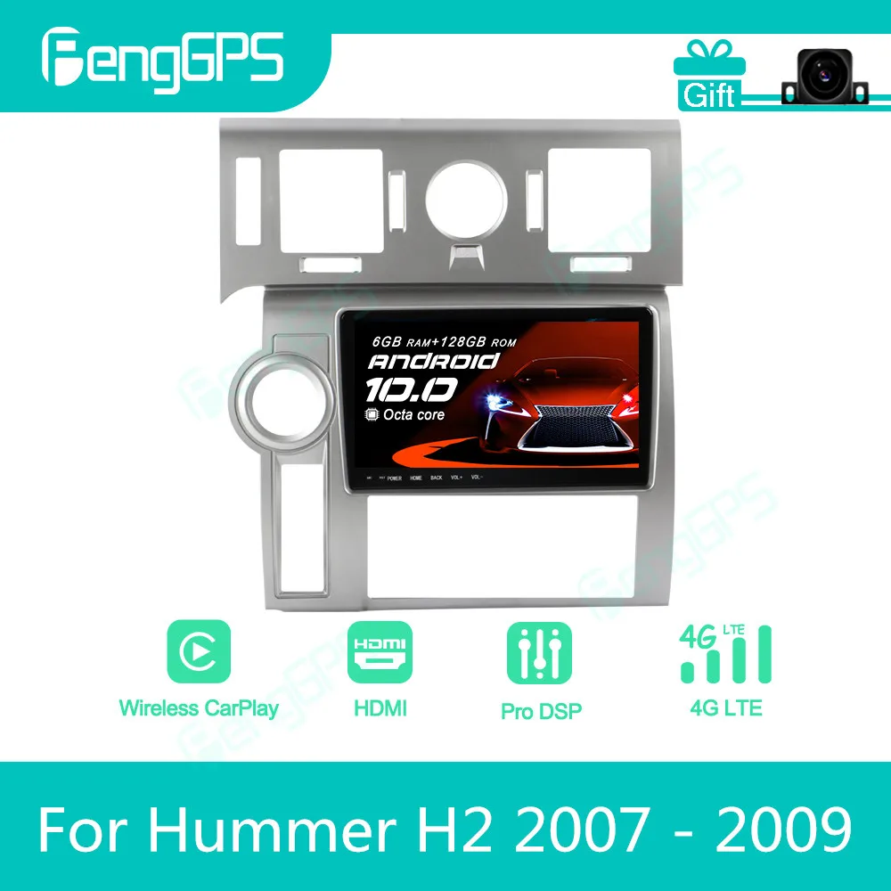 For Hummer H2 2007 - 2009 Android Car Radio Stereo Autoradio 2Din Multimedia Player GPS Navi unit Touch Screen Display