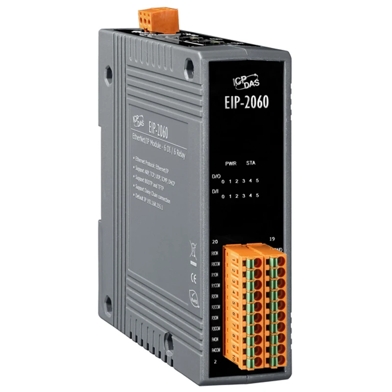 New Original Spot Photo For EIP-2060 Isolate 6 DI, 6 Relay Output Ethernet IP Module