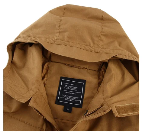 Vêtements tactiques pour hommes, veste de terrain militaire de l'armée américaine M65, manteaux Trench, sweat à capuche Casaco Masculino coupe-vent pour hommes, automne 2020