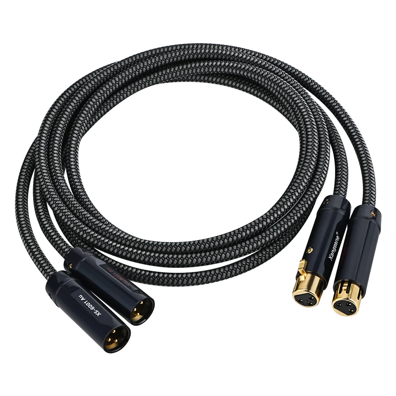 

Pair Audiophiler XLR Balanced Cable for HiFi Audio System Amplifier CD DVD Microphone