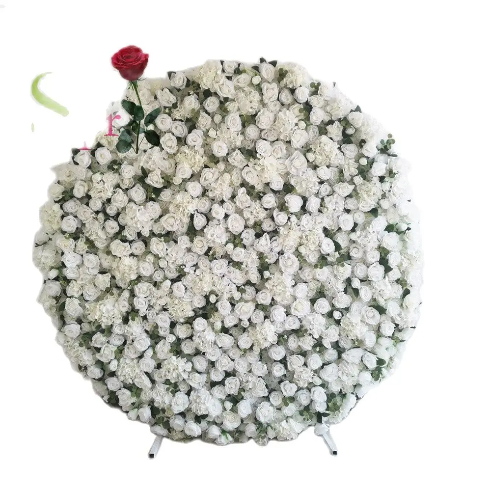 

SPR 2m round Flower Wall Artificial Flowers Wedding Decoration Backdrop Silk Artificial Flower Wall