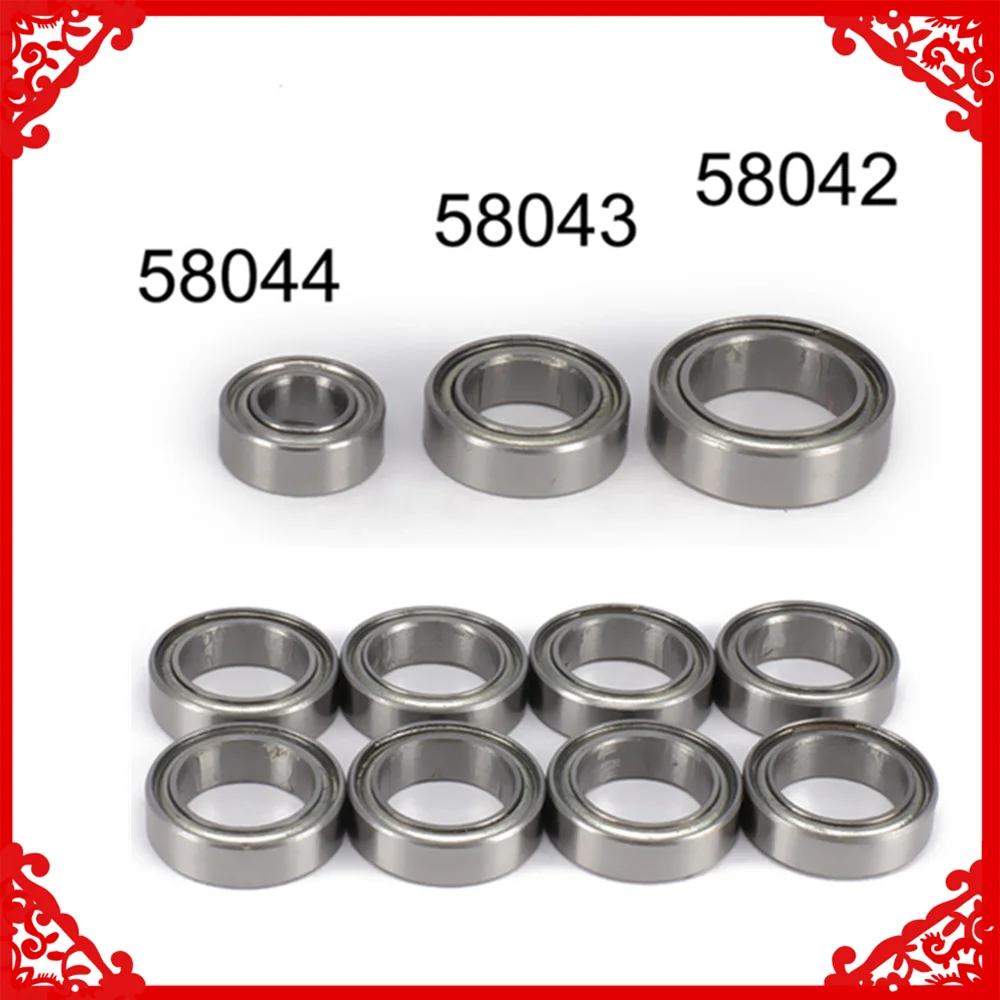 8pcs Bearing 12*8*3.5mm 10*6*3mm For Rc Hobby Model Car 1/18 Himoto E18XBL Electric Truck Buggy On-Road MAVERICK ION XB ION M