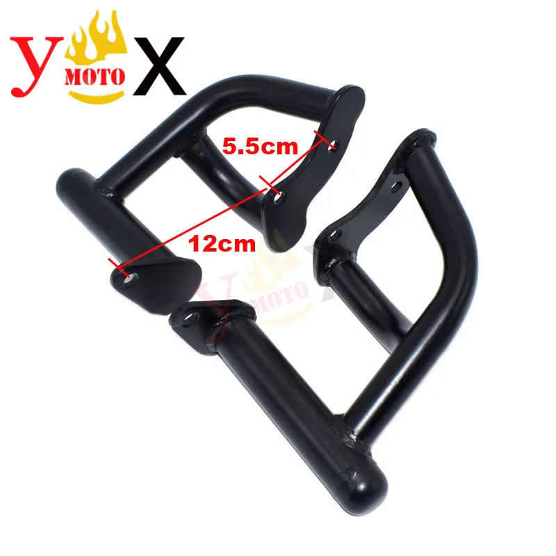 Motorcycle Black Left&Right Crash Bar Engine Guard Side Frame Protection For Yamaha VMAX 1200 VMAX1200 V-MAX 1991-2007