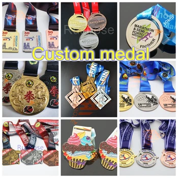 맞춤형 골동품 금속 메달, 제조 자전거 경주, 달리기, 스포츠 게임, 무술, 태권도 클럽 메달 