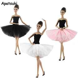 Fashion Doll Clothes Short Ballet Dress For Barbie Doll Clothes Tutu Dresses Clothes For Barbie Doll Outfit 1/6 Doll Accessories