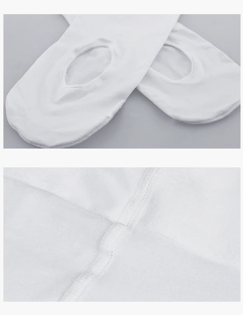 Mädchen und Damen Konvertierbare Ballettstrumpfhose aus Mikrofaser, Nahtlose Erwachsenen-Ballettstrumpfhose 60D mit Löchern – Detail 17
