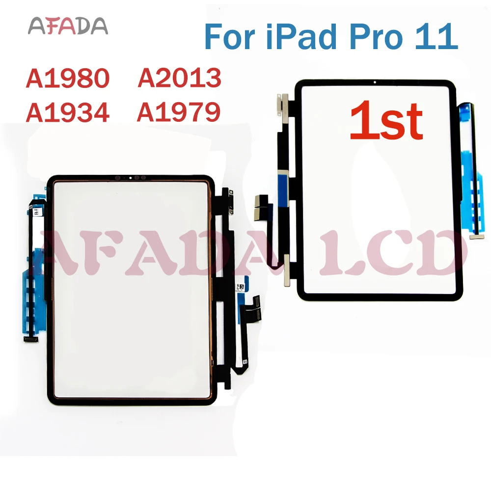 Front Glass For iPad Pro 11 front glass touch screen A1980 A1934 A1979 Touch Screen Glass Panel Assembly For iPad Pro 11