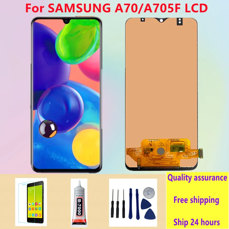 

For Samsung Galaxy A70 A705 A705F SM-A705F INCELL Touch Screen LCD Display Digitizer Assembly 100% Tested