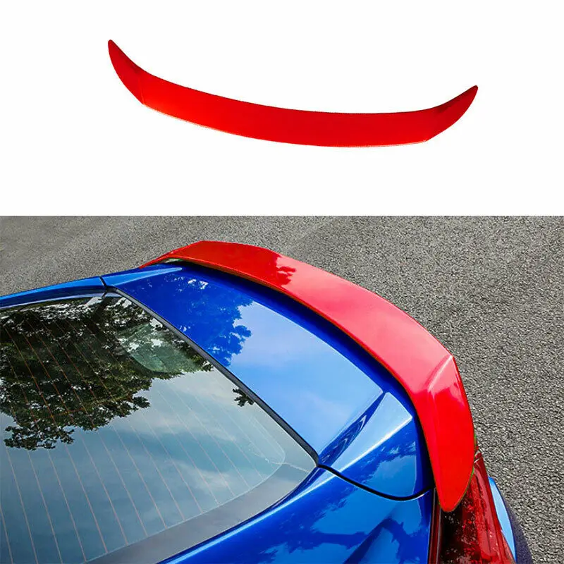 Fit For HONDA Civic 2016-2019 2021 ABS Red Rs Thai-Ersion Rear Spoiler Wing Flap