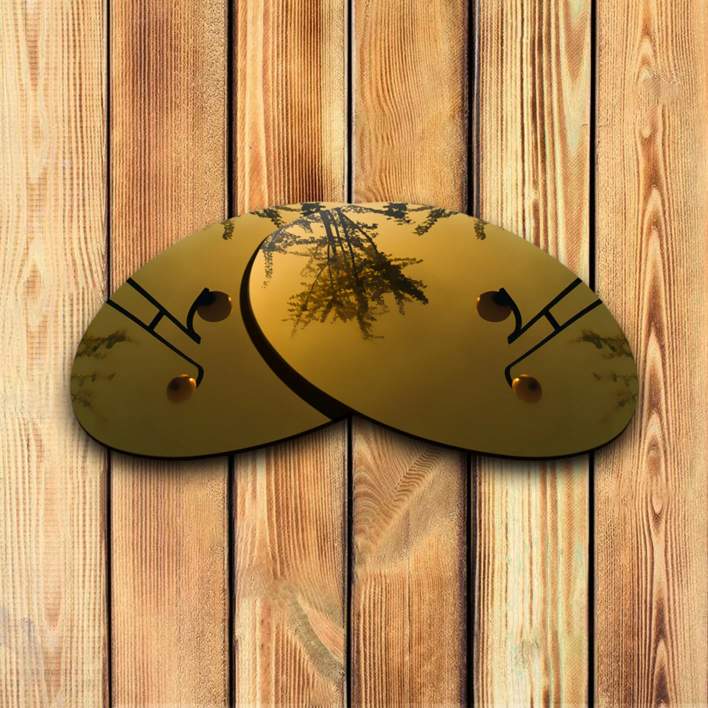

100% Precisely Cut Polarized Replacement Lenses for Romeo 1 Sunglasses Copper Mirrored Coating Color- Choices