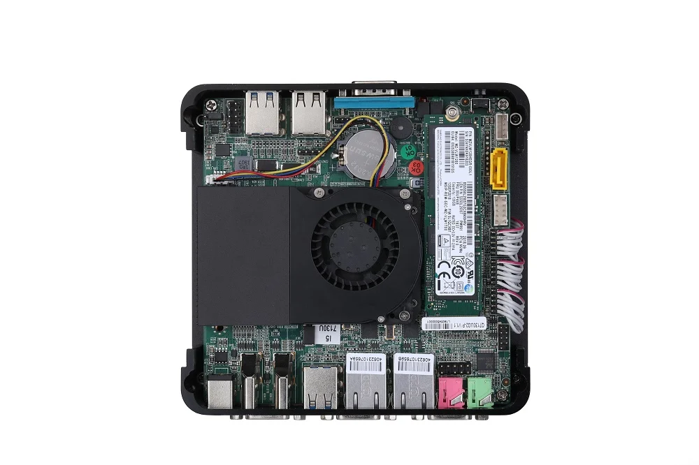 Qotom ipc micro pc lüfter los q515p celeron AES-NI 4 com gpio wifi für home/office/bank desktop computer