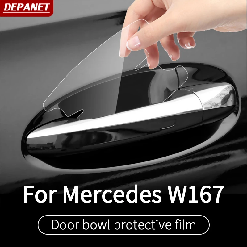 Outer door bowl protection film for 2020-2024 Mercedes GLE w167 GLS X167 GLE V167 coupe 350 450 500 accessories