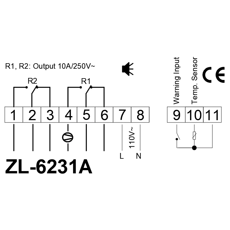 ZL-6231A, Incubator Controller, Thermostat with Multifunctional Timer, equal to STC-1000, XH-W3001 or W1209 + TM618N, Lilytech