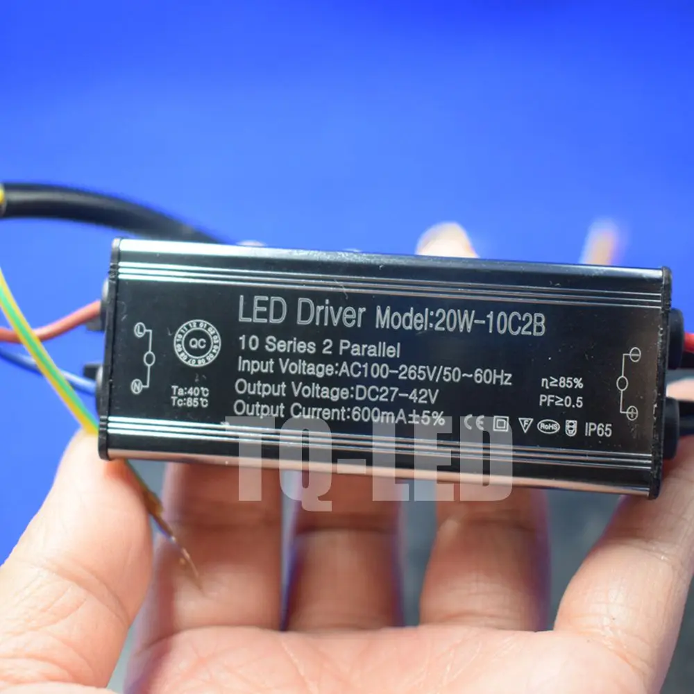 AC85-265V 20W High Power Led Driver DC27-42V 600mA