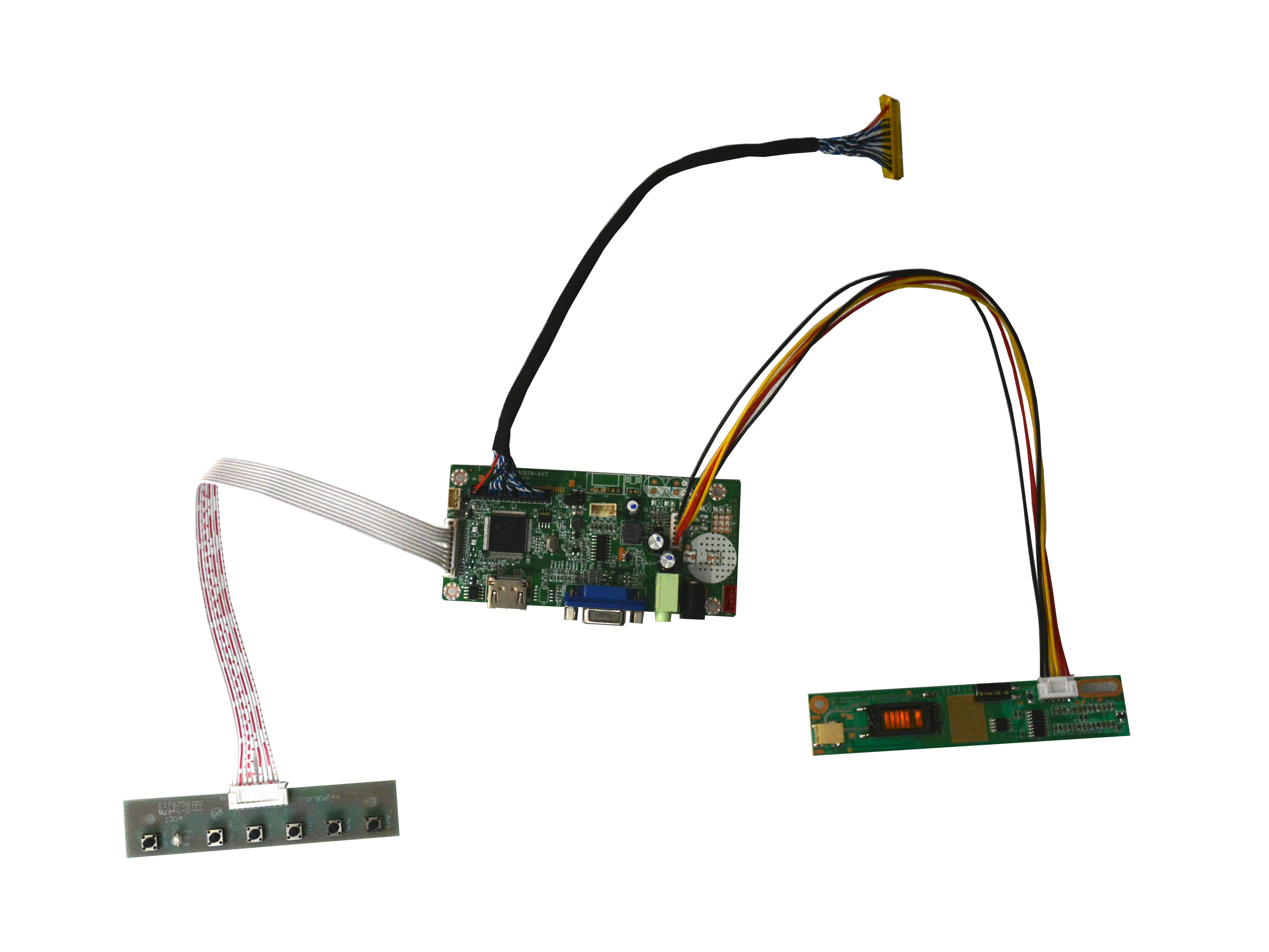 HDMI-compatible VGA LVDS LCD Controller Board Kit For 17inch QD17TL02 1440x900 LED Screen