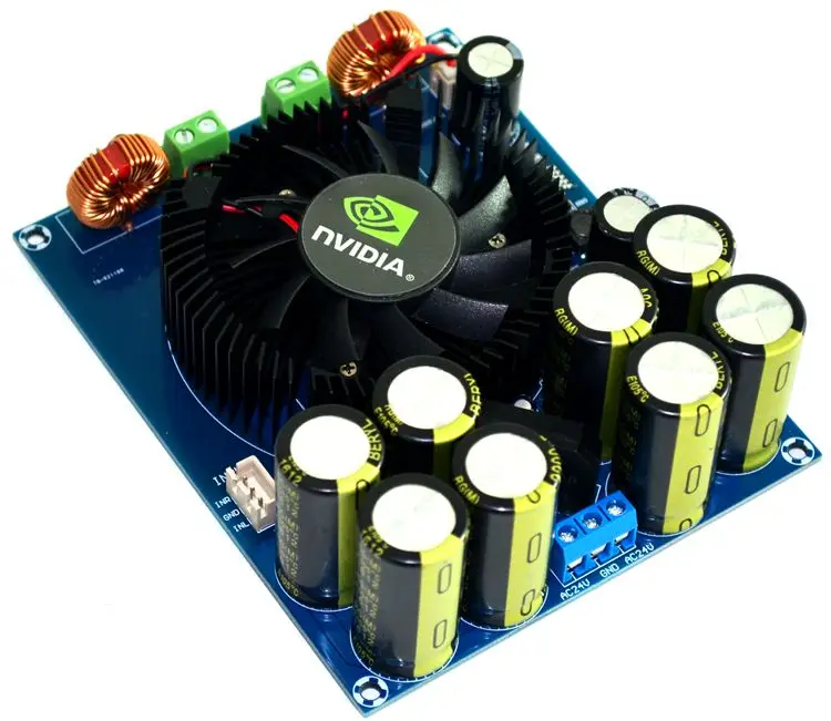 TDA8954 210W +210W 2.0 Class D Digital Power Amplifier Board (Fan Cooling)