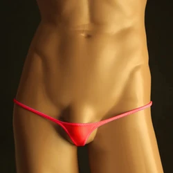 Men's G-String Underwear T-Back Briefs Sexy Micro Low-Rise Bikini See Through  Black White Purple Red Sky blue Panties