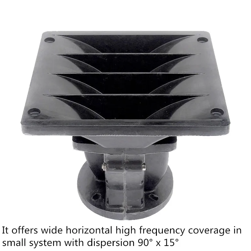 1ピースラインアレイスピーカーホーンdjヒジュアルカートレブルアクセサリー1 "トスリートホームシアタープロフェッショナルオーディオパブリックアドレス