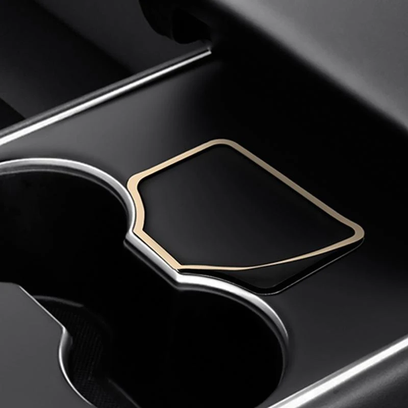 Model3 Car Engine Start Card posizione chiave Trim Frame Holder Fixer limitazione Sticker decorazione per Tesla Model 3 Y accessori