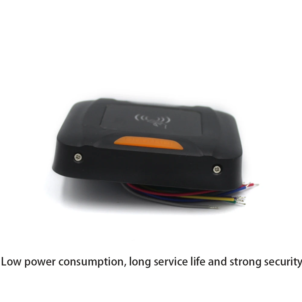 Silver Color Waterproof Proximity Card Reader125KHZ RFID Slave Reader Wiegand 26 output Card Reader for Door Access Control