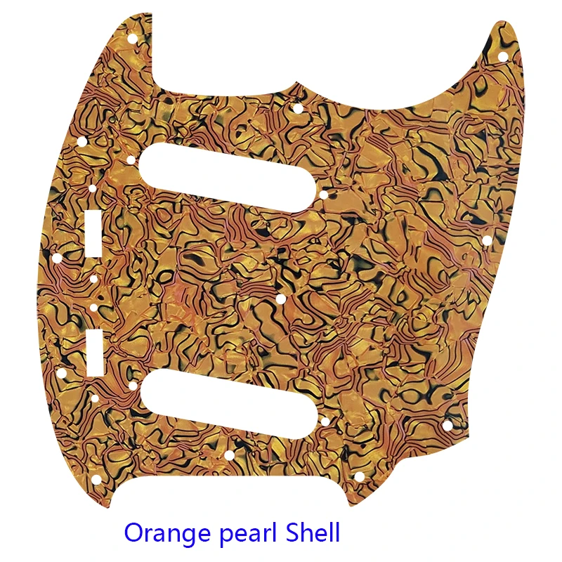 Pleroo Custom Guitar Pickgaurd Scratch Plate - For US Mustang Guitar Pickguard Scratch Plate Multi Color Choice